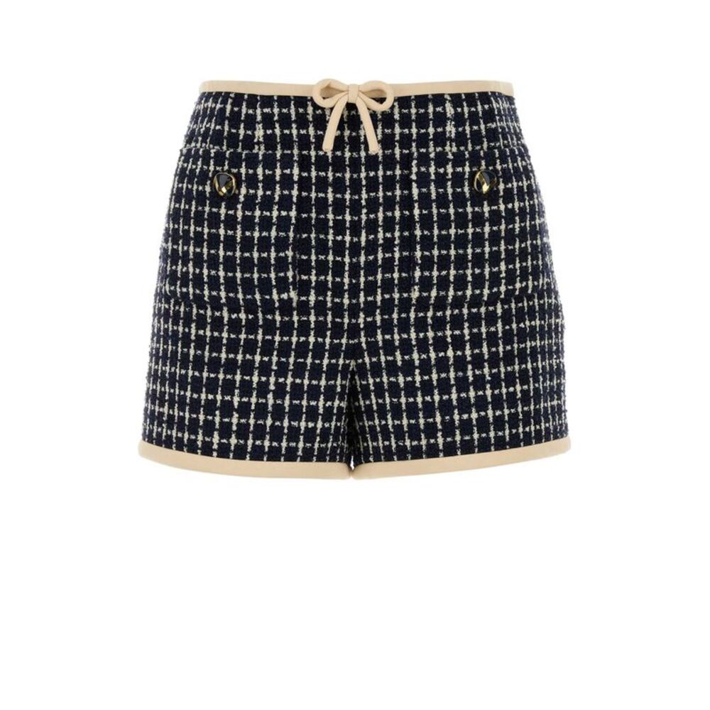 Valentino Garavani Women Embroidered Tweed Shorts